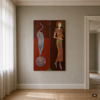 Dorina Mocan, 'Catwalk' (diptych).