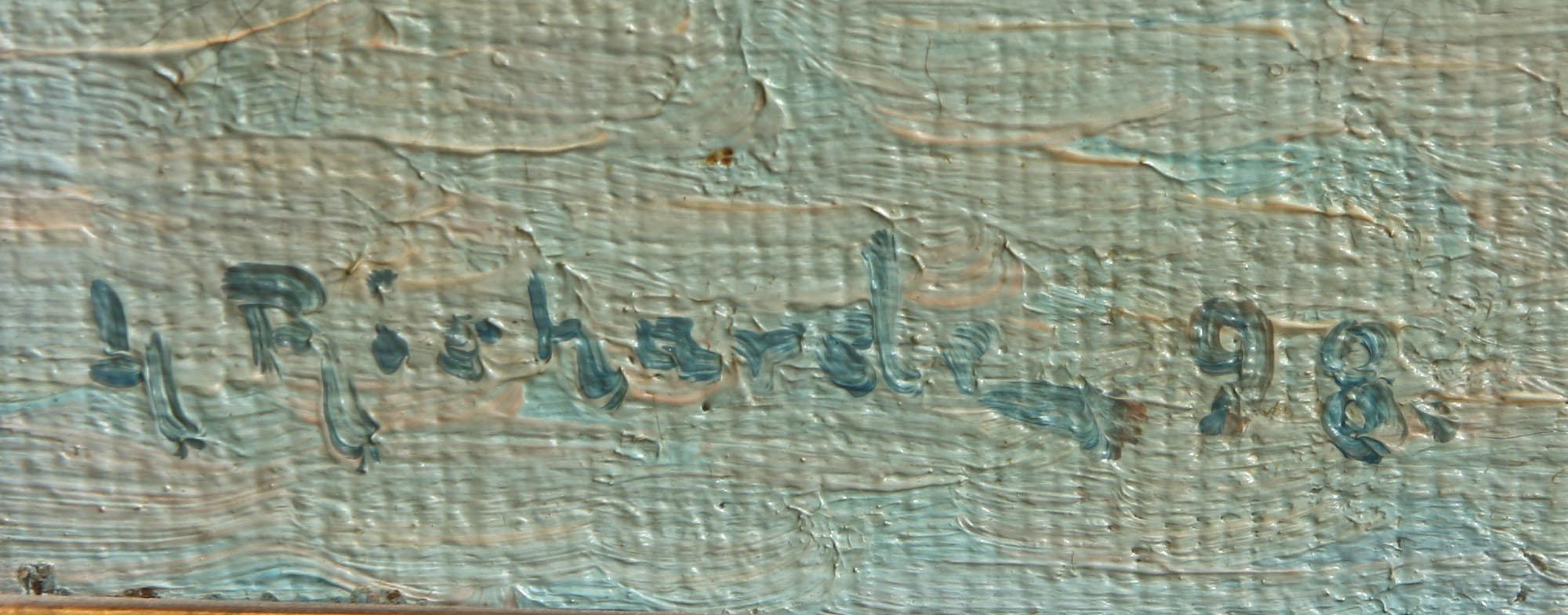 LUDVIG RICHARDE, olja på duk, sign o dat 98.