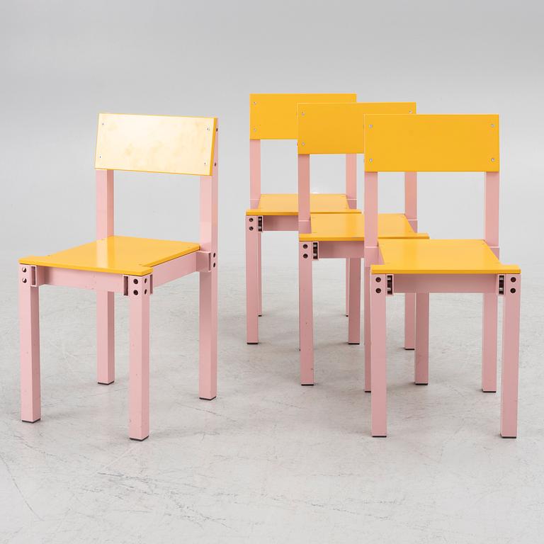 Fredrik Paulsen, a set of four custom-ordered chairs, "Chair One", JOY, 2022.