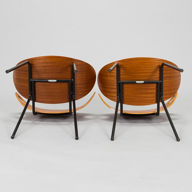 Olof Kettunen, a pair of mid-20th century 'Ulla' chairs for Merivaara.