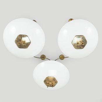 Paavo Tynell, Chandelier, for Taito. Made to order 1950.