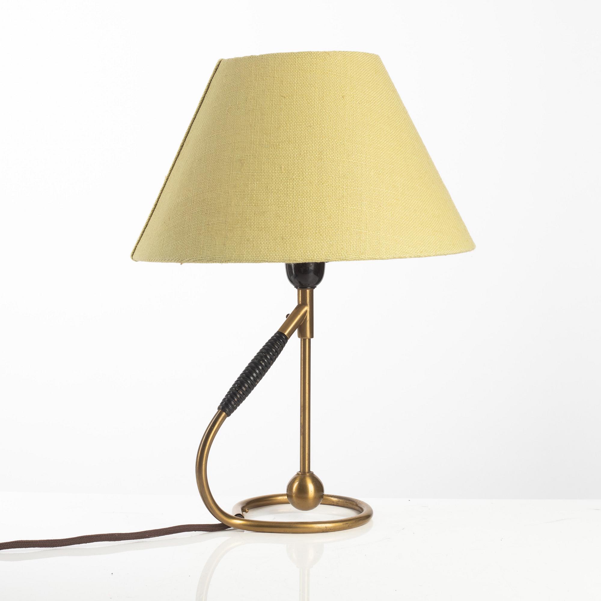 Kaare Klint, table/wall lamp, Bergboms, Malmö, mid-20th century.