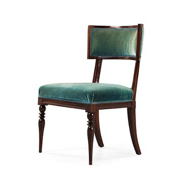 543. A Swedish Klismos chair, circa 1800.