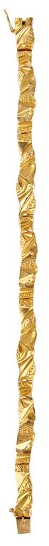 A Lapponia 18k gld bracelet, Finland 1982.