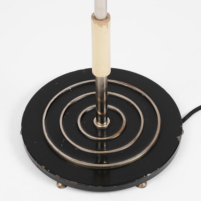 Harald Notini, a floor lamp, Arvid Böhlmarks Lampfabrik, Stockholm, 1930s.
