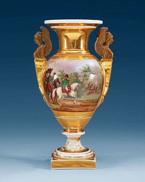 A French Empire vase, early 19th Century.