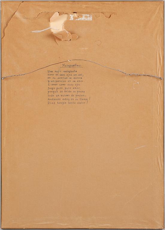 ALLAN ÖSTERLIND, akvarell, sign o dat Malaga -07.