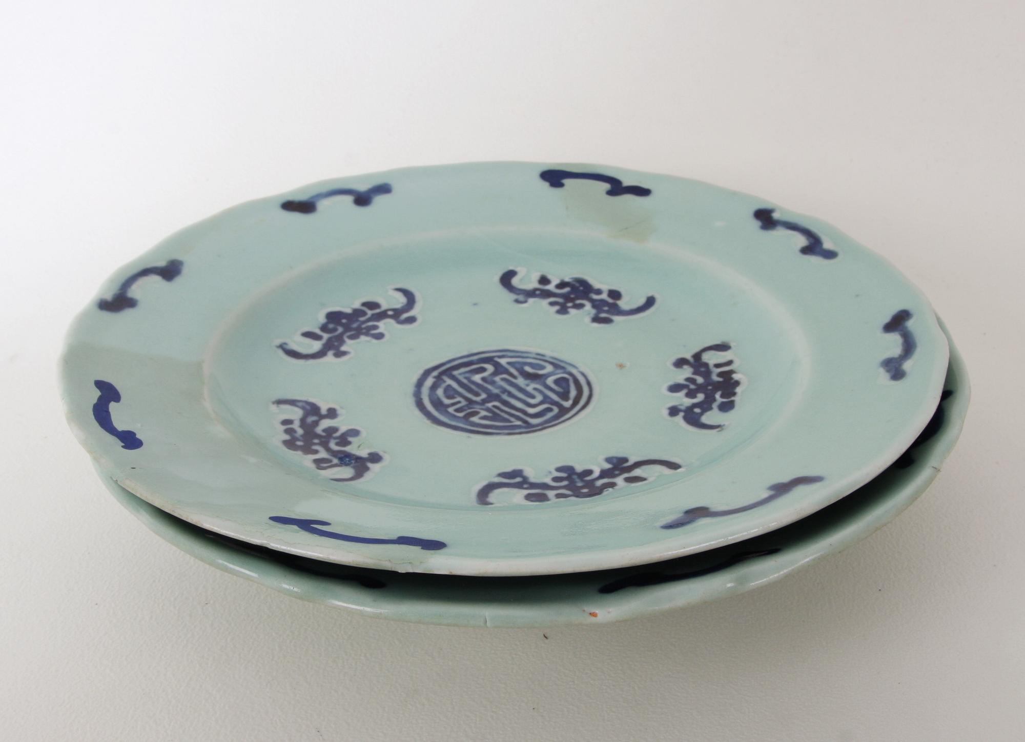 PARTI PORSLIN, 11 delar, Kina, 1800-1900-tal.