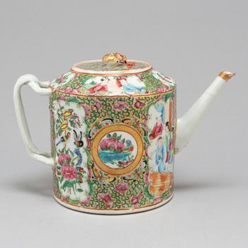 A 18th century Chines porcelain tea-pot.