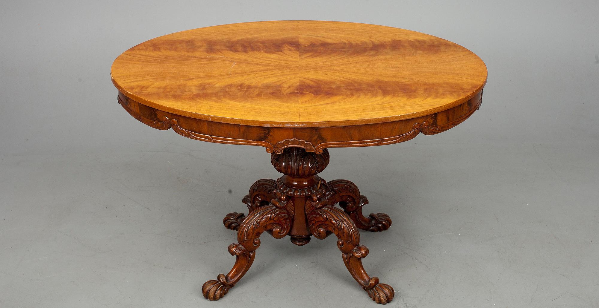 BORD, rokokostil, 1800-talets slut.