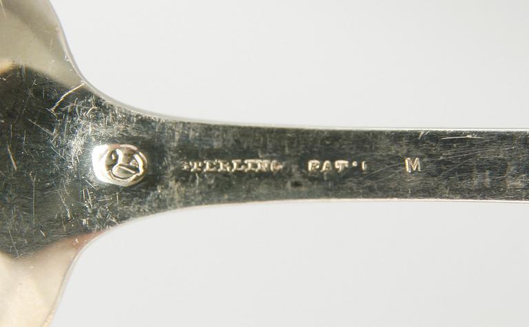 BESTICK, 53 st, sterlingsilver, trol Durgin & Co, RI, USA, före 1930.