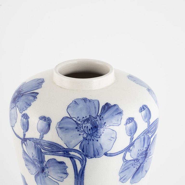 Alf Wallander, an Art Nouveau floor vase, Rörstrand, early 20th Century.