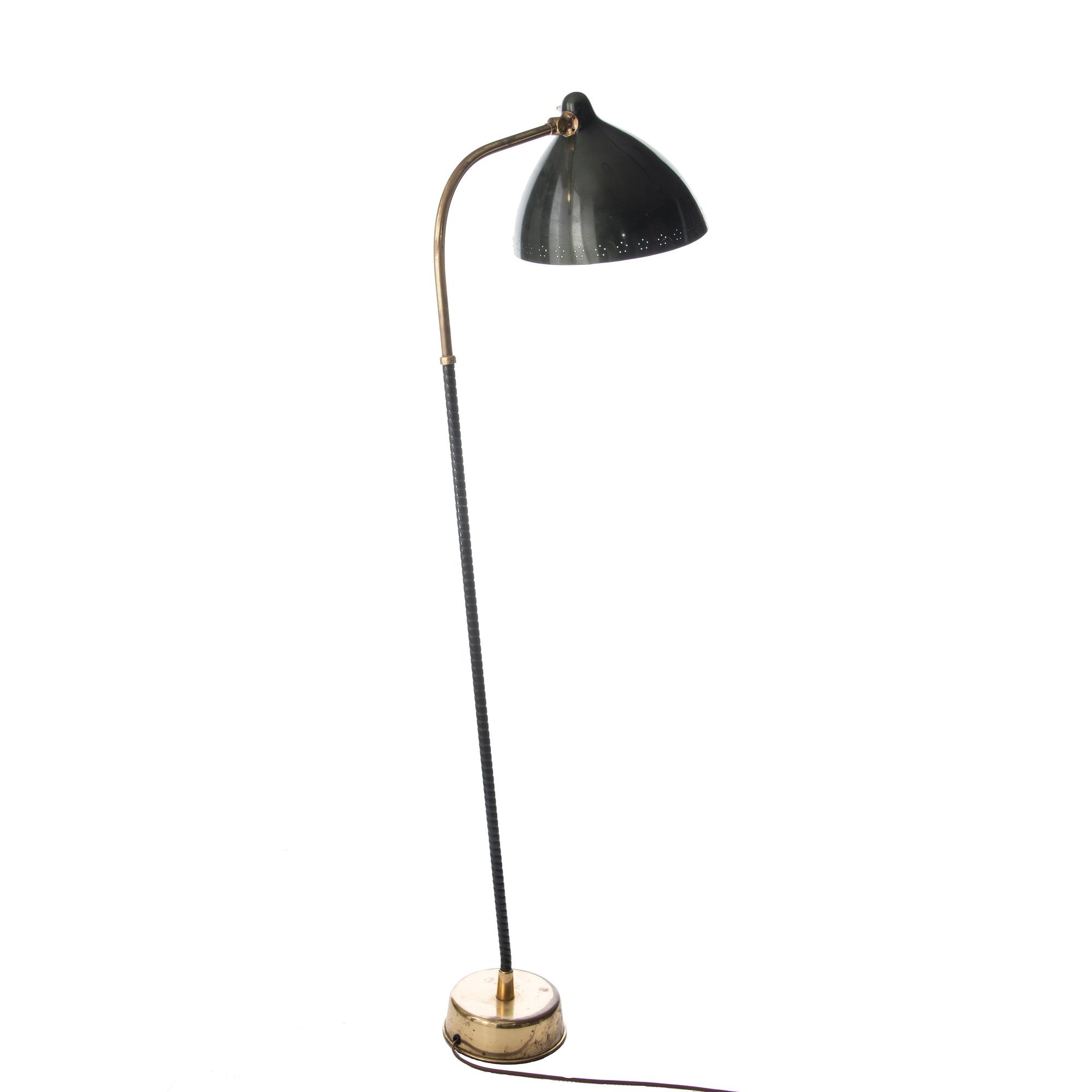 LISA JOHANSSON-PAPE, FLOOR LAMP. Manufactured by Orno. Late 1940s.