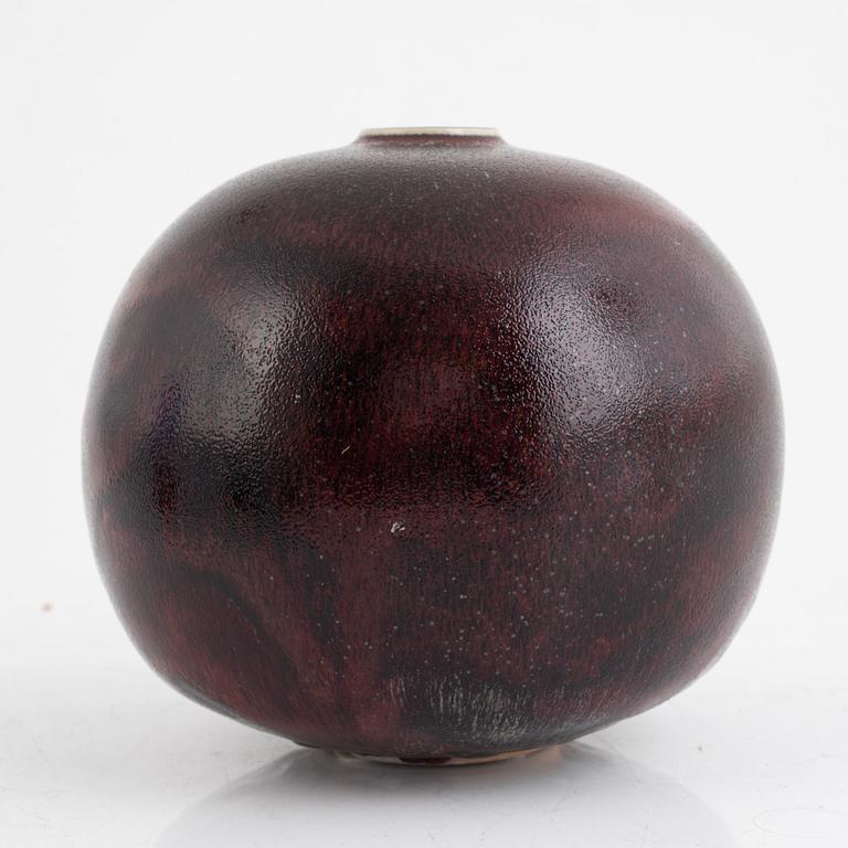 Stig Lindberg, a ceramic vase, Gustavsbergs Studio, Sweden, 1972.