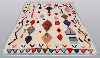 A Moroccan carpet, 297 x 193 cm.