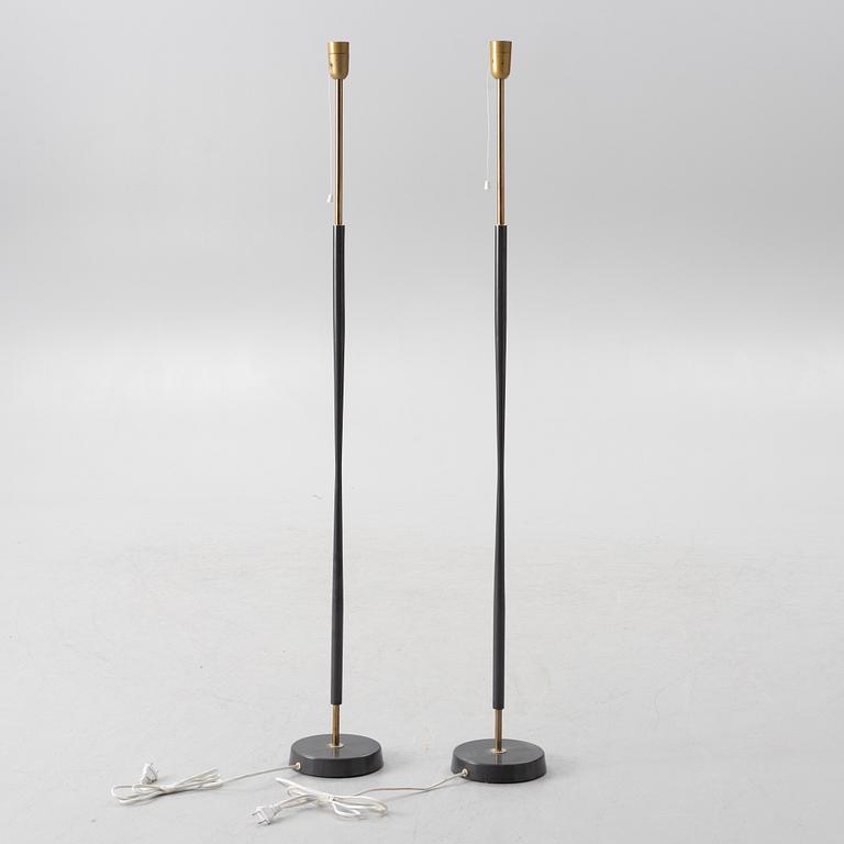 Asea, floor lamps, a pair, first half of the 20th century.