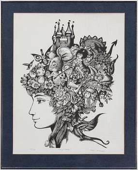 Hans Arnold · HANS ARNOLD, a litograph, signed and numbered 47/150