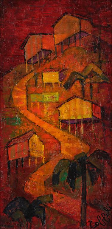 Louis Toffoli, Composition with houses.