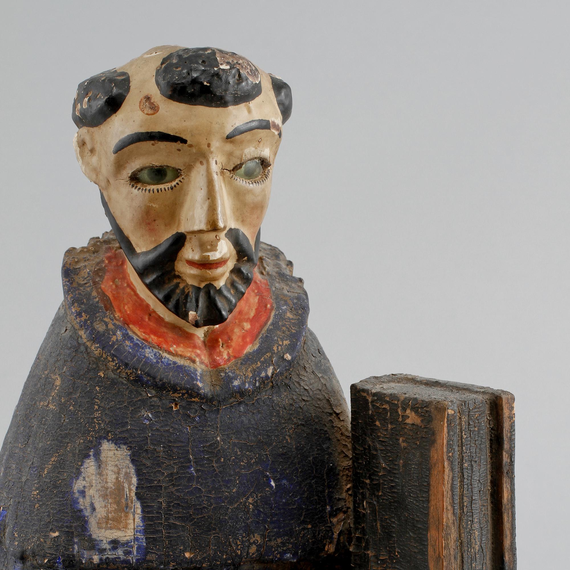 FIGURIN, trä, 1800-tal.