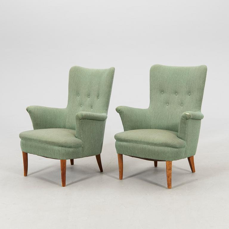 Carl Malmsten, fåtöljer ett par "Stora Furulid".