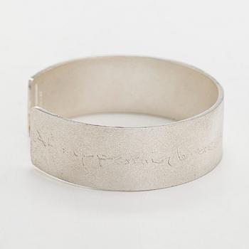 Björn Weckström, armring, "Lapland Silver Informa", sterlingsilver, Lapponia 2010, 50 years.