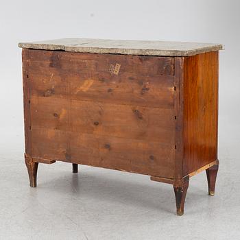 Johan Jacob Almgren, a Gustavian chest of drawers, Stockholm, late 18th Century.