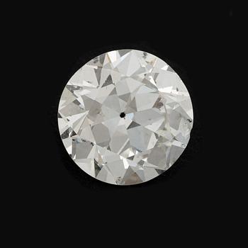 A round brilliant-cut diamond 6.94 ct.