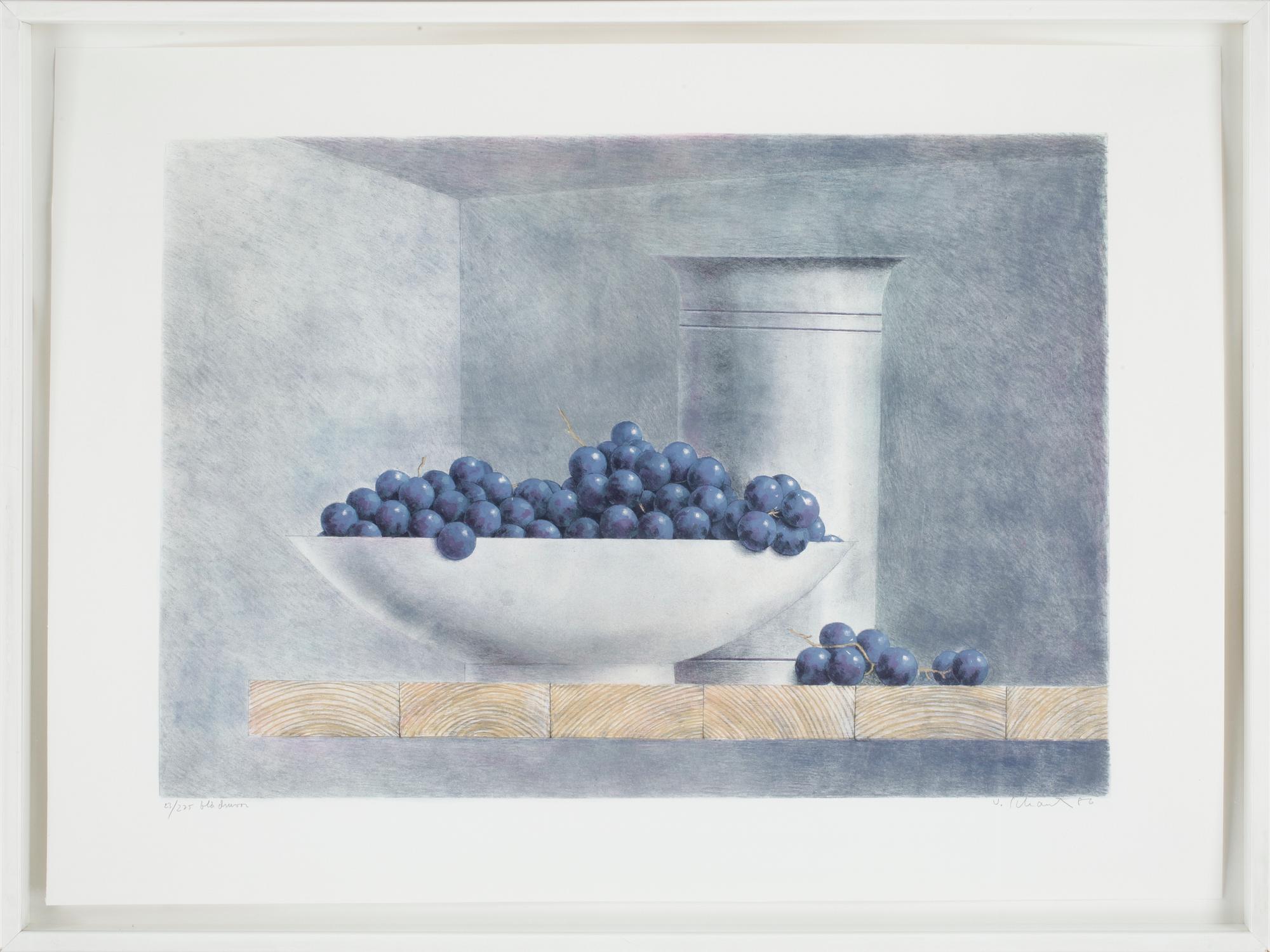 PHILIP VON SCHANTZ, färglitografi, sign o dat 86, numr 23/275.