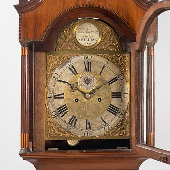 An English Longcase Clock, marked Thomas Brodrick Spalding, late 18th Century.
