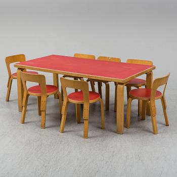 ALVAR AALTO , childrens furniture, 8 parts , Artek mid-1900s.