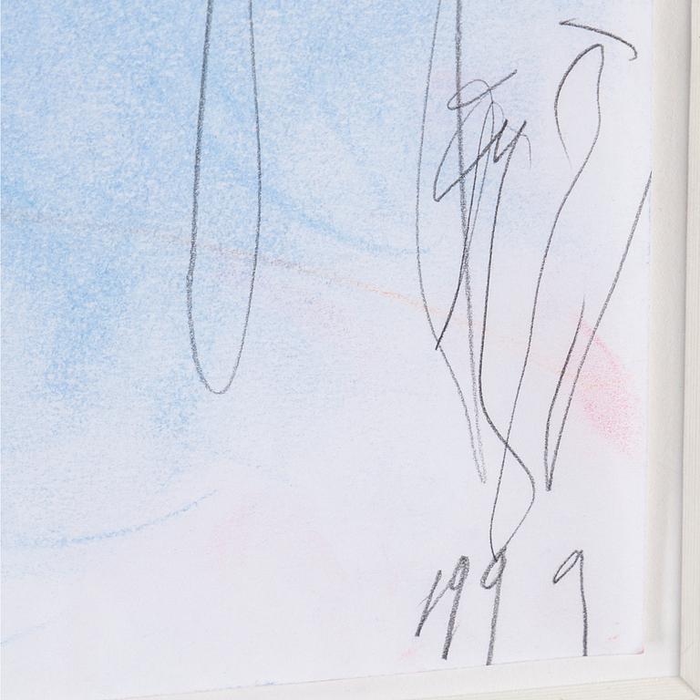 EDDIE FIGGE, pastel, signed and dated 1999.