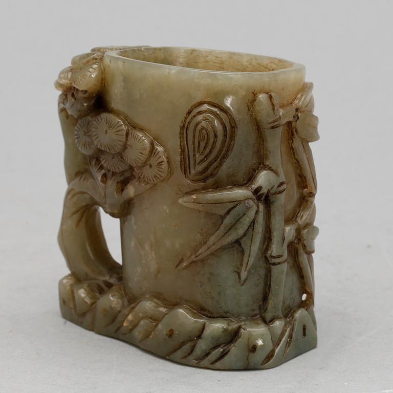 PENSELSTÄLL, jade/nefrit.