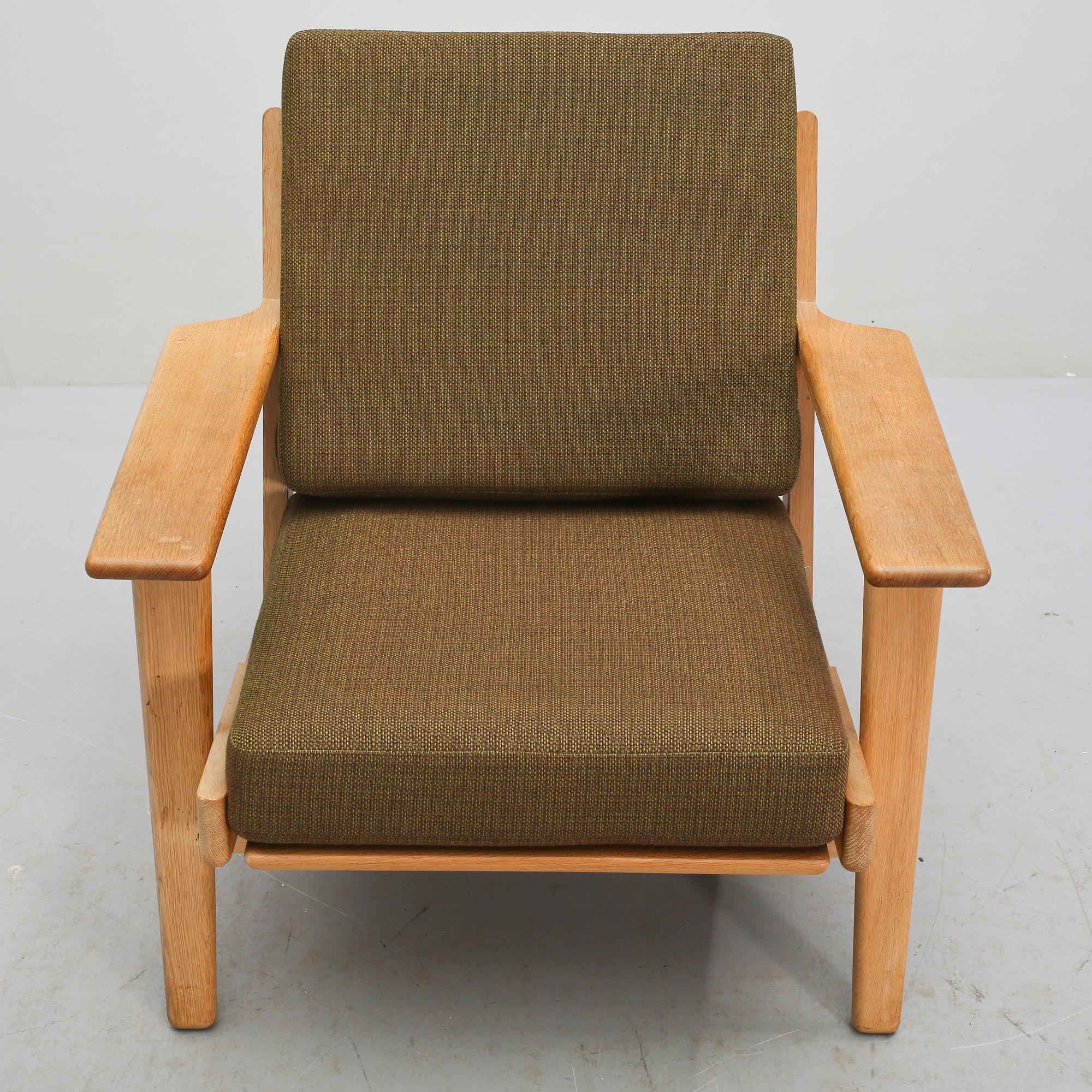 FÅTÖLJ, "GE 290", Hans J Wegner, Getama, Danmark, 1900-talets andra hälft.