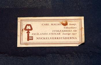 STOLAR, 4 st, "Lilla Åland", Carl Malmsten, Nyckelverkstäderna.