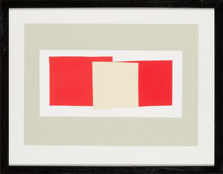 Juhana Blomstedt, silkscreen, signed and dated -09, numbered 85/100.