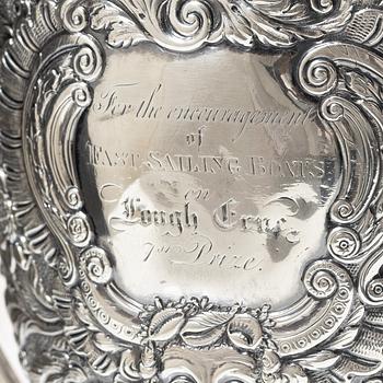 Rebecca Eames & Edward Barnard, a silver cup with lid, London, 1808.