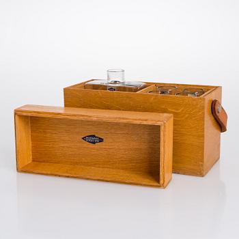 KAJ FRANCK, A LIQUOR BOX, 'Napakymppi' (Bull's-eye) for Nuutajärvi 1961-1968.
