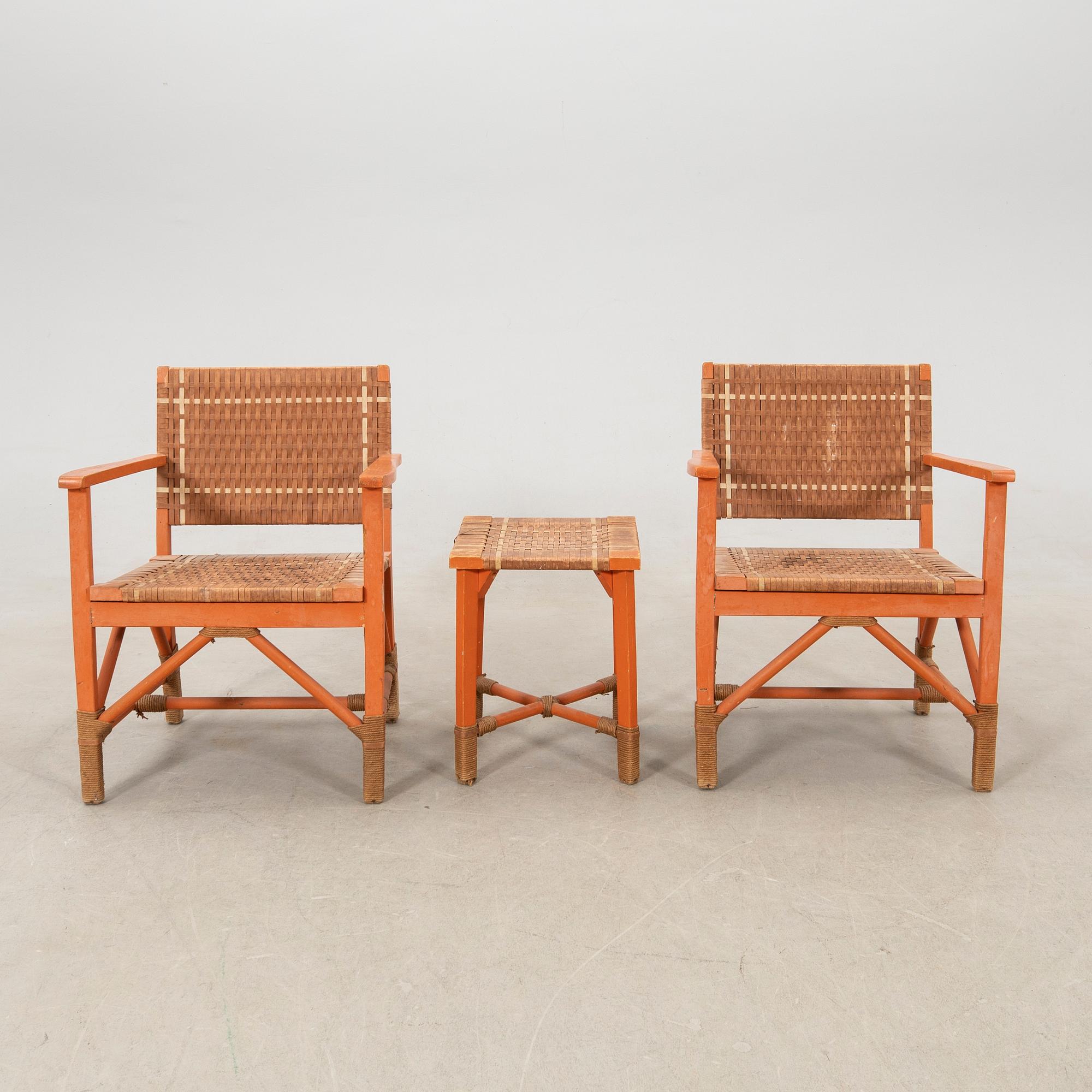Garden furniture 4 pcs 1940s.