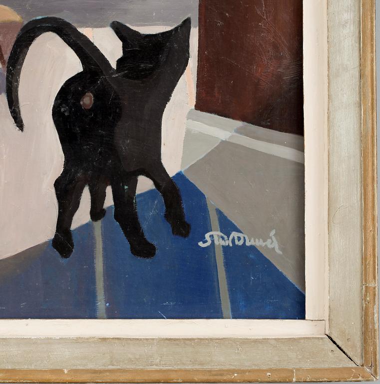 STEN DUNER, olja på masonitpannå, sign.