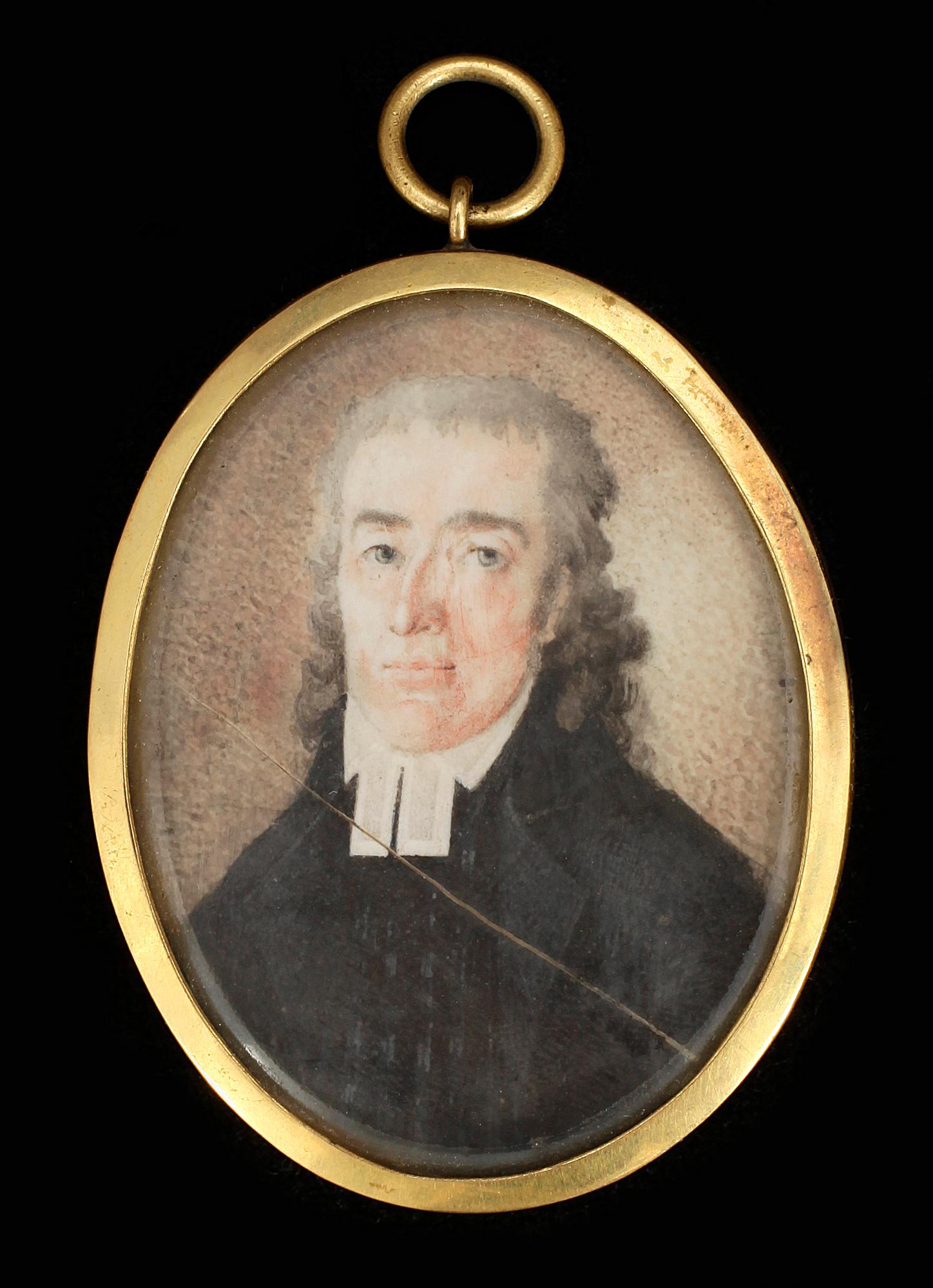 OKÄND KONSTNÄR, miniatyr, gouache på papper, 1800-talets början.