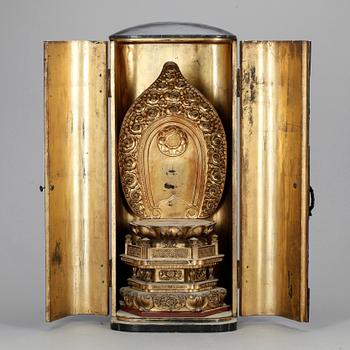 ALTARSKÅP, trä, Japan.