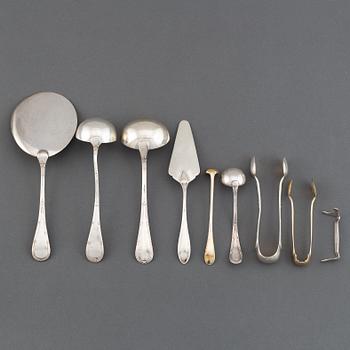 A Swedish silver cutlery service, model 'Rosen', incl CG Hallberg, K Anderson, Stockholm. (272 pieces).