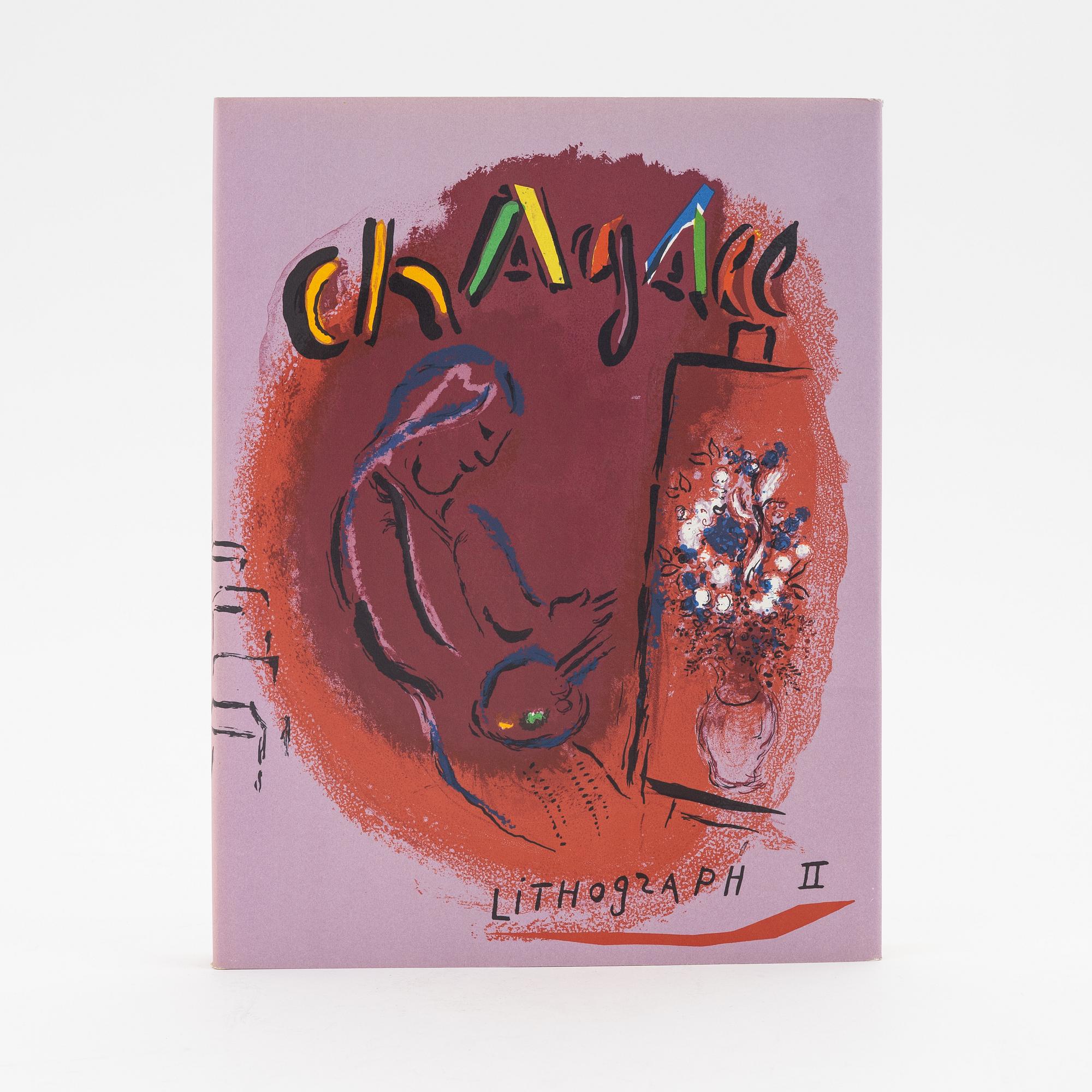 Book, "Chagall lithograph II. The Lithographs of Chagall 1957-1962", Fernand Mourlot, France, 1963.
