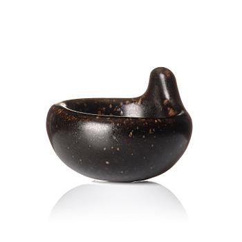 25. Alev Ebüzziya Siesbye, skål, unik, stengods, Royal Copenhagen, Danmark, 1960-tal.