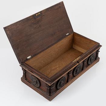 A box, around the year 1900.