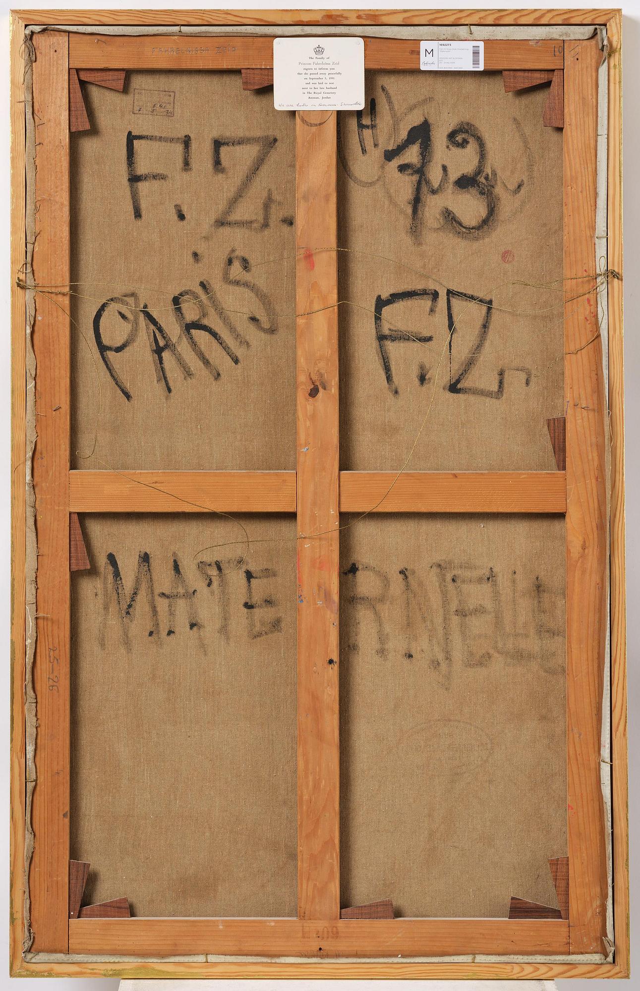 Fahrelnissa Zeid, "Maternelle".