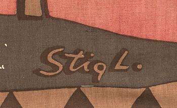 STIG LINDBERG, textil för NK (Nordiska Kompaniet) Stockholm, 1900-talets senare del.