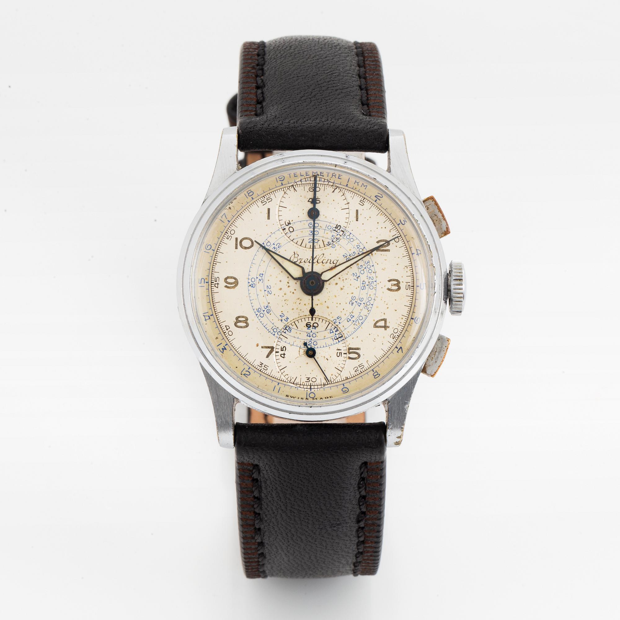 Breitling, chronograph, wristwatch, 32 mm.