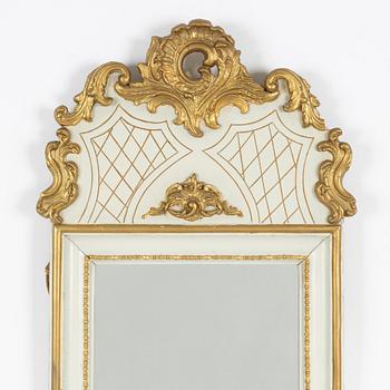 A neo rococo mirror, second half of the 19th century.