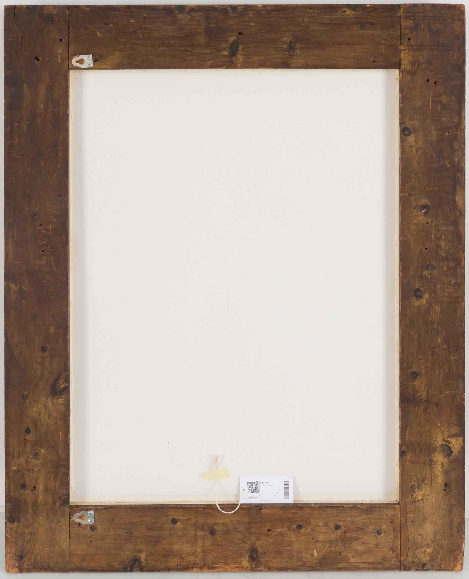 A Baroque style mirror, 19th Century.